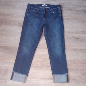 LOFT Dark Blue Ankle Jeans